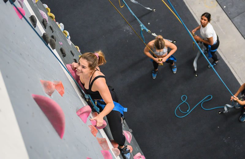 Indoor rock climbing kirrawee