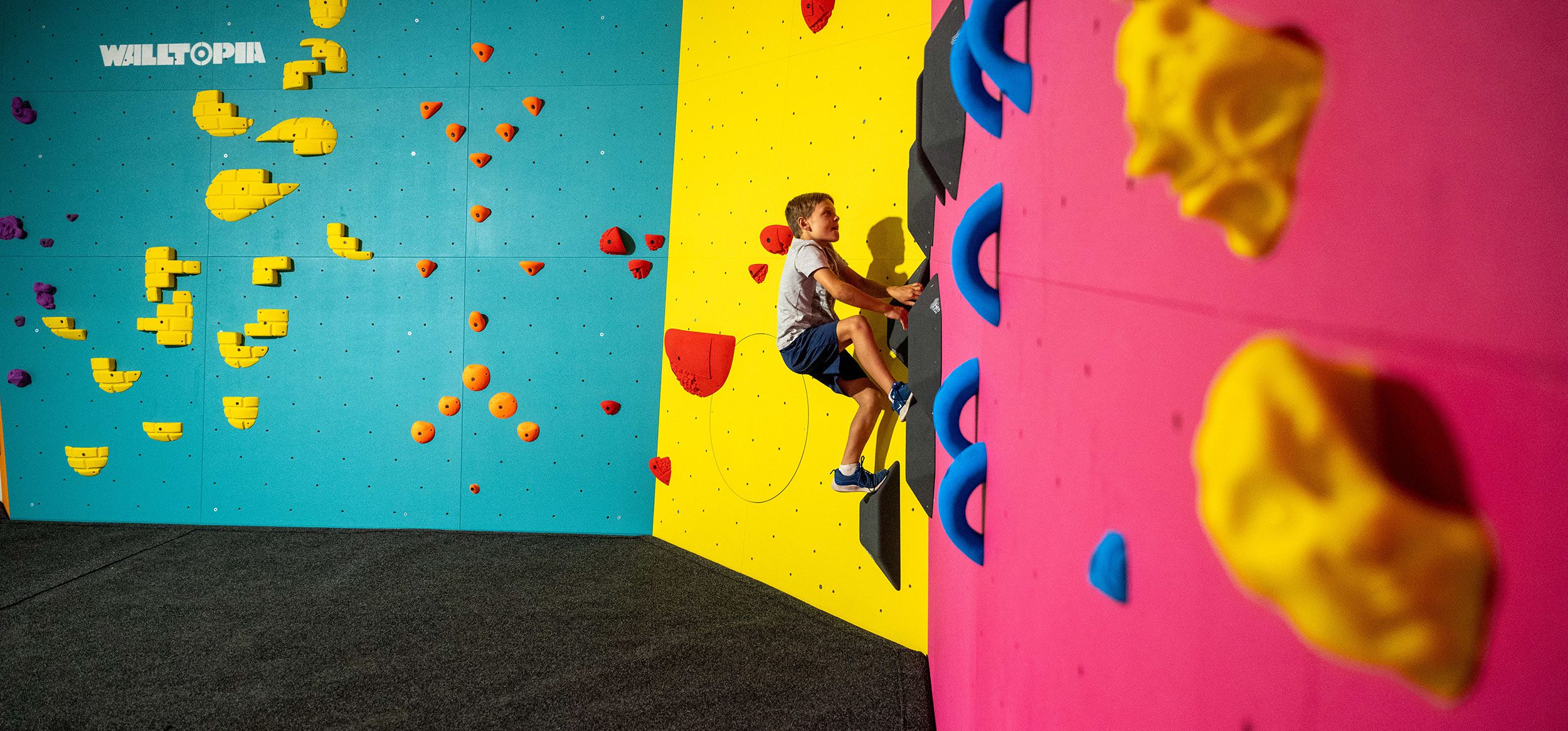 school holiday rock climbing