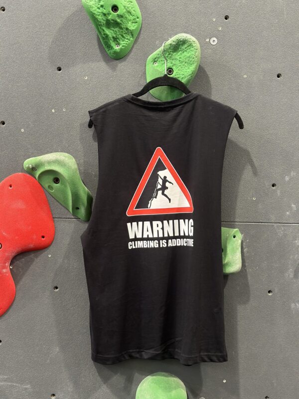 WARNING: CLIMBING IS ADDICTIVE TANK - Image 2