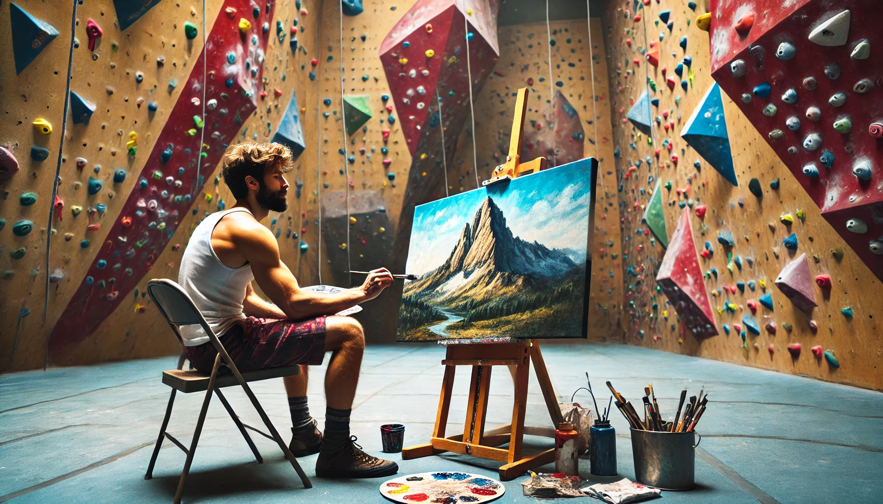 paint and sip kirrawee landscape photo