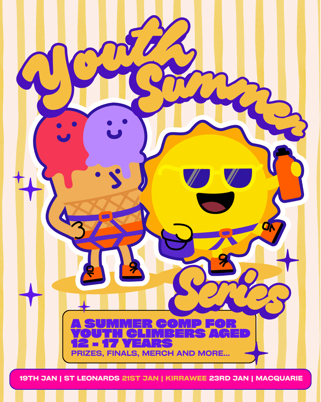 youth summer series event poster