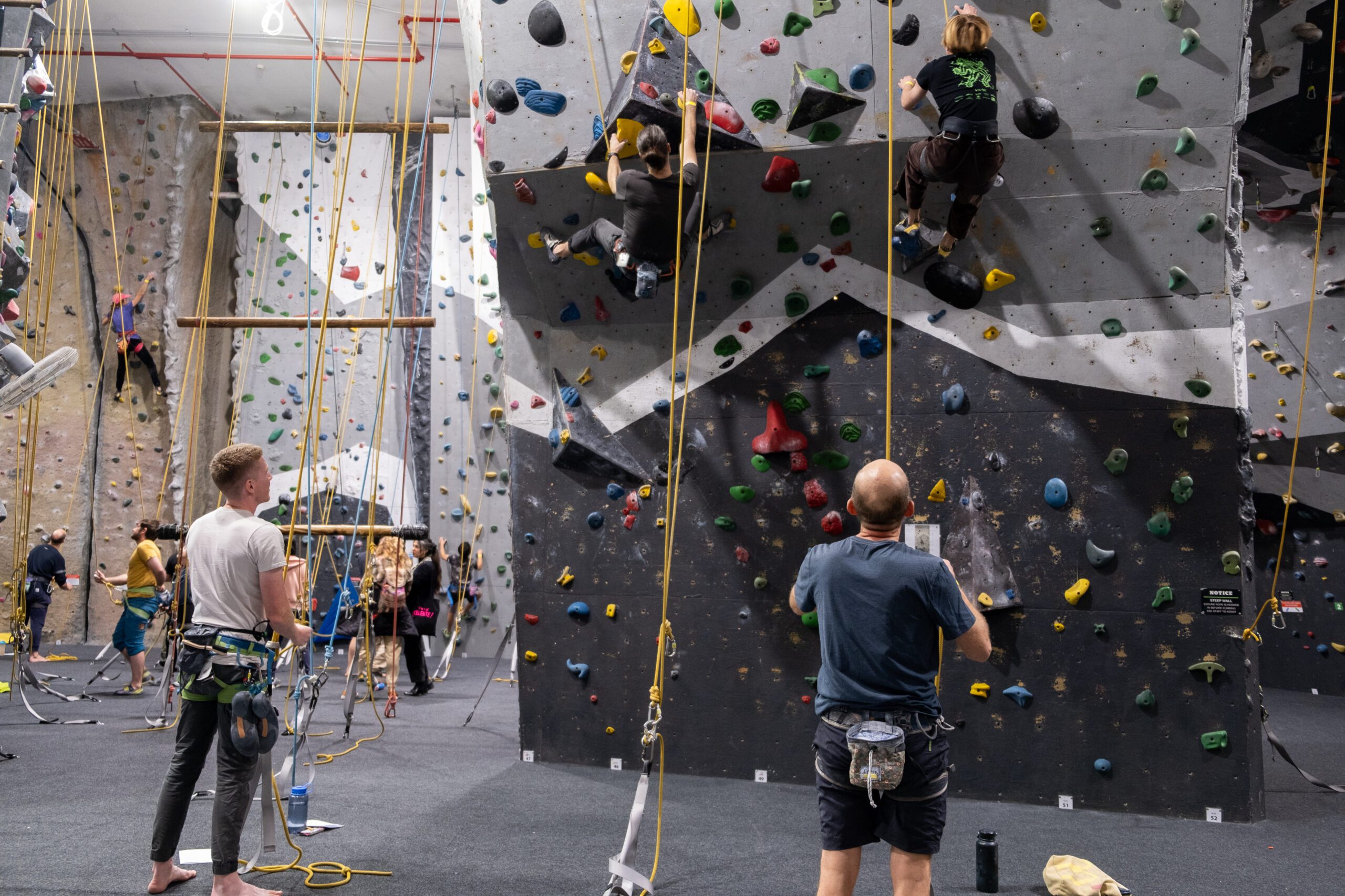 st leonards rock climbing corporate group team building
