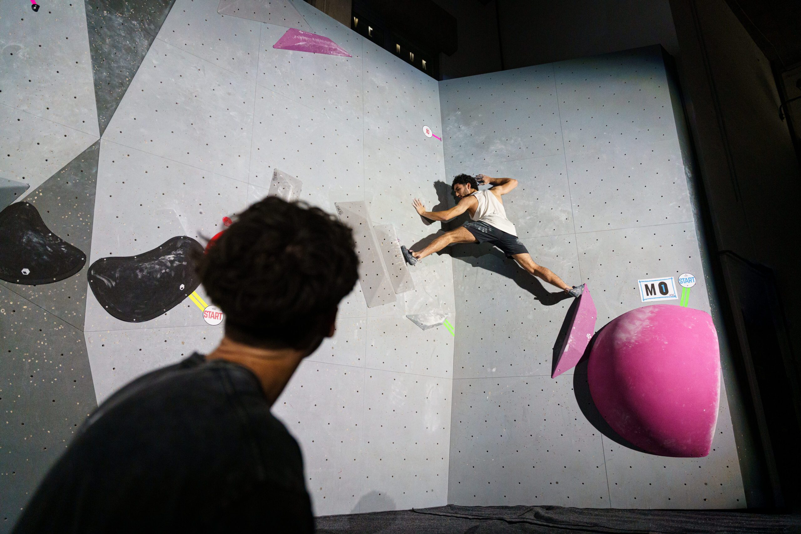 Volume 1 bouldering comp photo by Jordan Wilken